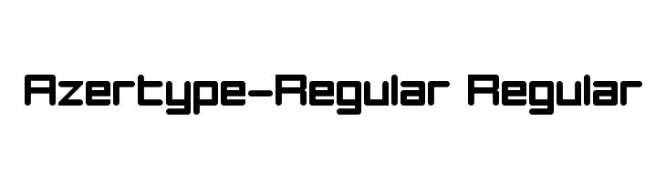 Azertype-Regular Regular  Frei Schriftart Herunterladen
