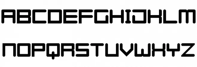 Azertype-Regular Regular Schriftart Groß