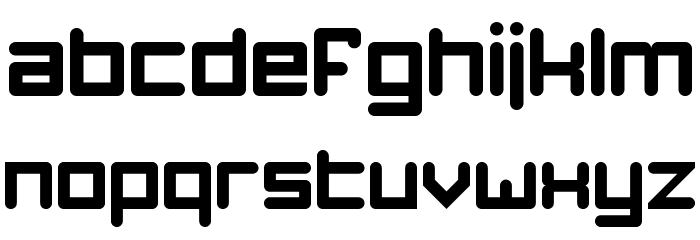 Azertype-Regular Regular Font LOWERCASE