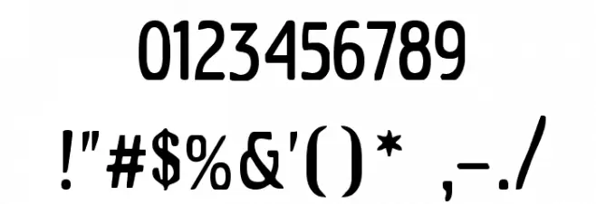 Azimech Font OTHER CHARS