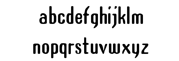 Azimech Font LOWERCASE
