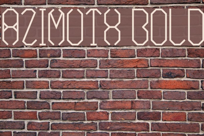 Azimuth Bold Font examples