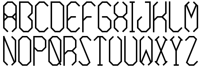 Azimuth Bold Font LOWERCASE