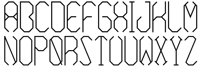 Azimuth Regular Font LOWERCASE