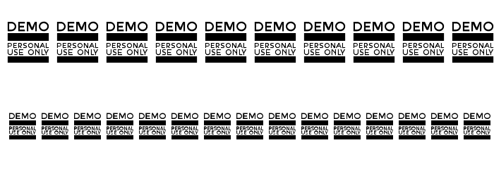 Aziya Demo Font OTHER CHARS