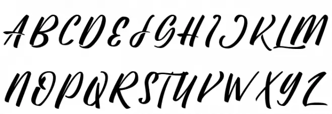 AzkasiaDemo Schriftart Groß