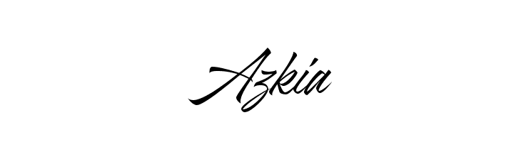 Azkia  Descarca Fonturi Gratis