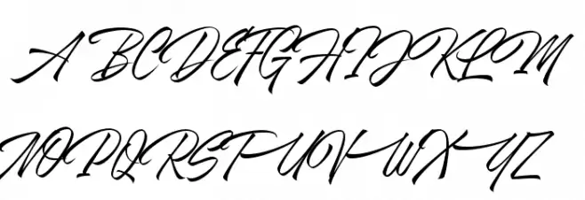 AzkiaDemo Шрифта ВЕРХНИЙ