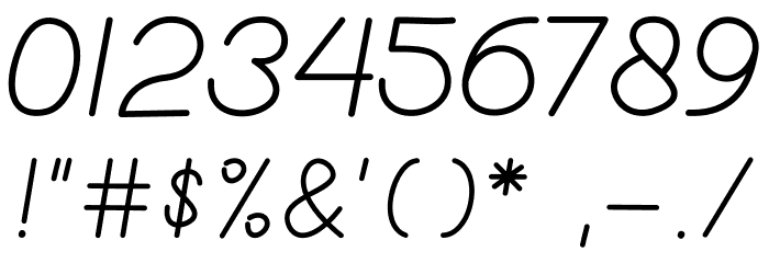 Azmerotta Font OTHER CHARS