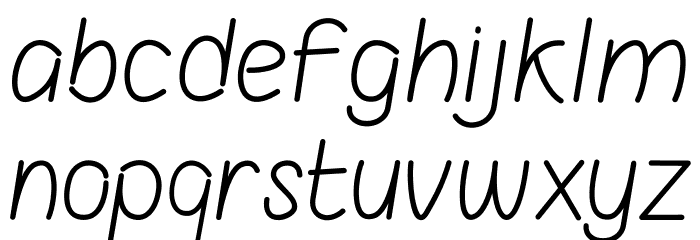 Azmerotta Font LOWERCASE