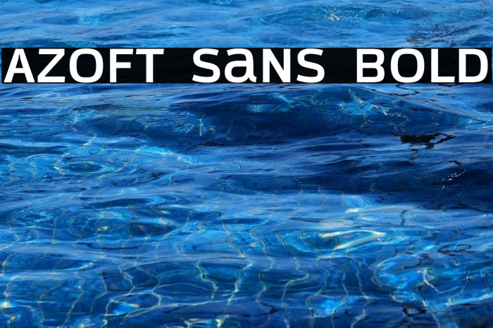 Azoft Sans Bold Example 2