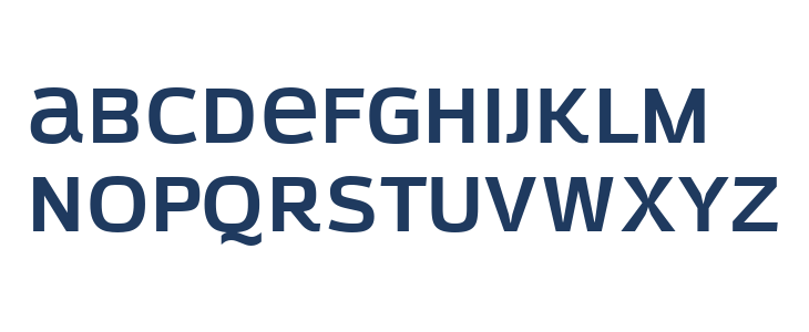 Azoft Sans Bold Lowercase