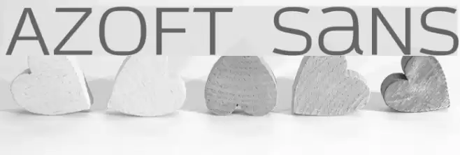 Azoft Sans Font examples