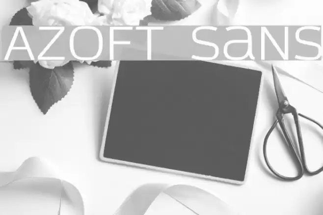 Azoft Sans Font examples