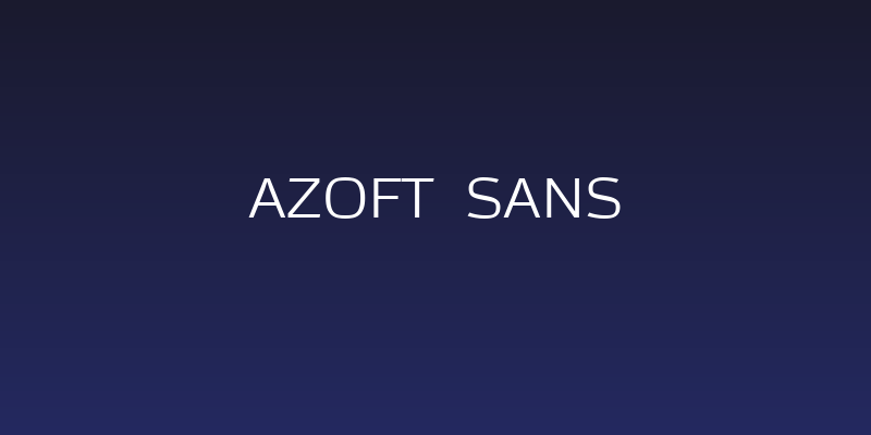 Azoft Sans Social Header