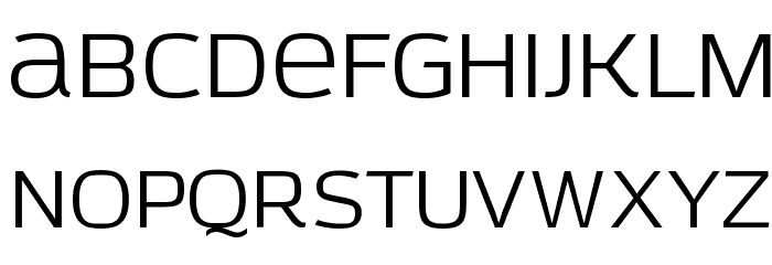 Azoft Sans Font LOWERCASE