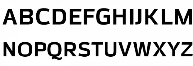 AzoftSans-Bold Schriftart Groß