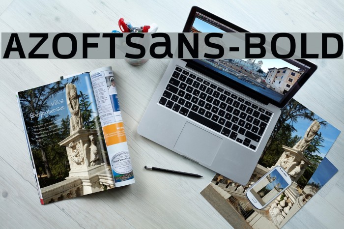 AzoftSans-Bold Font examples