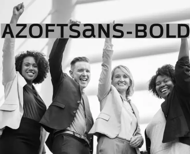 AzoftSans-Bold Font examples