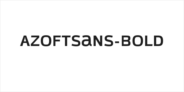 AzoftSans-Bold Logo