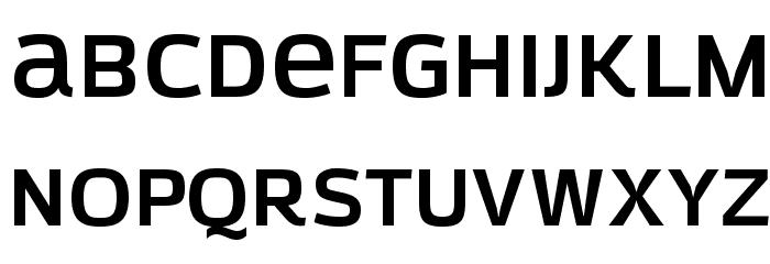 AzoftSans-Bold Font LOWERCASE