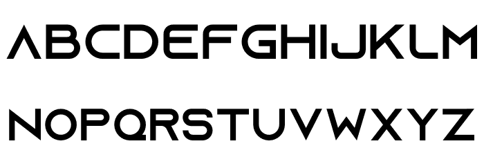 Azonix Bold Font LOWERCASE
