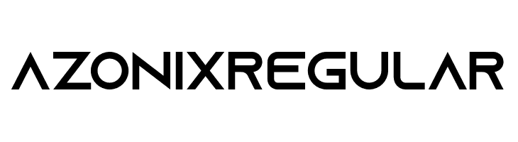 AzonixRegular  font caratteri gratis