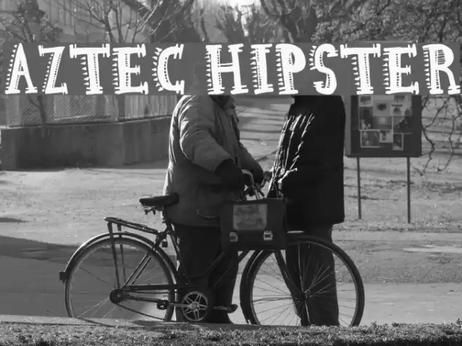Aztec Hipster Font examples