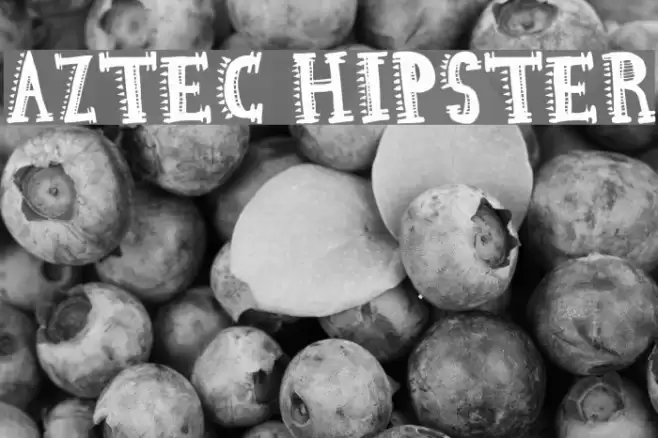 Aztec Hipster Font examples
