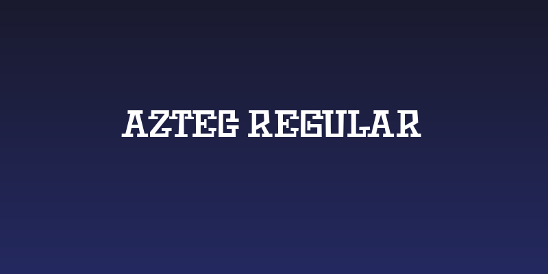 Aztec Regular Social Header