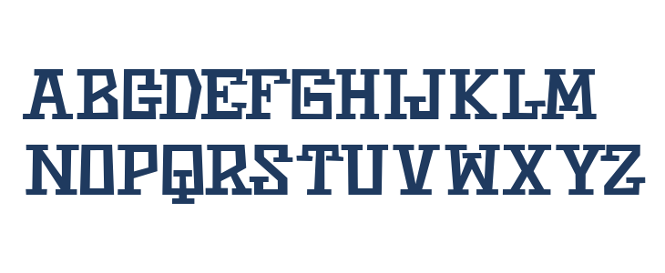 Aztec Regular Lowercase