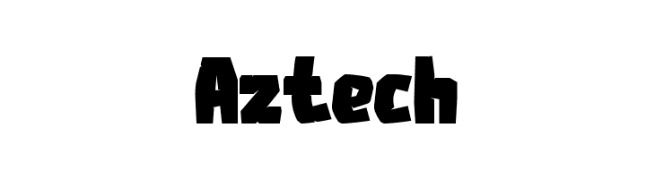 Aztech  font caratteri gratis