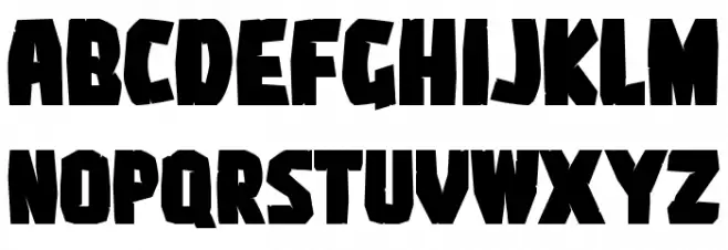 Aztech Schriftart Groß