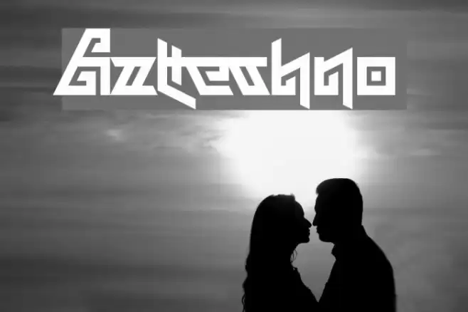 Aztechno Font examples