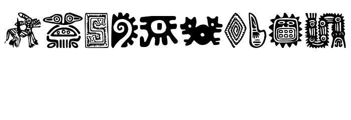 Aztecs Icons Font OTHER CHARS