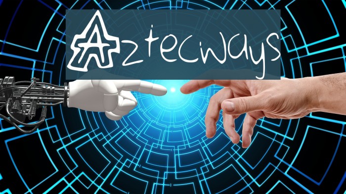 Aztecways Font examples