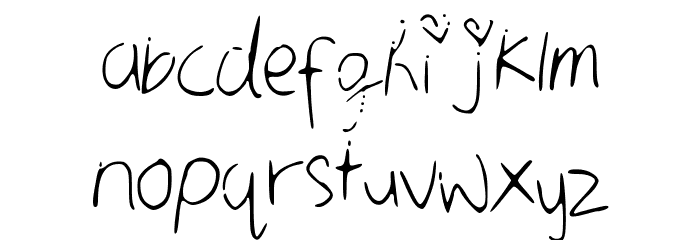 Aztecways Font LOWERCASE