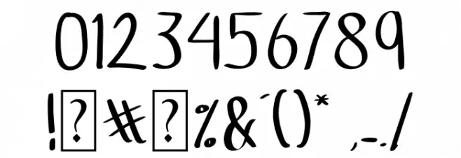 Azure Font OTHER CHARS
