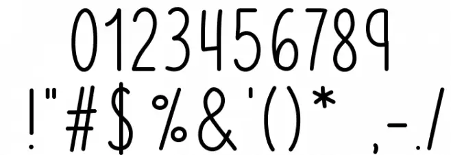 Azurite Font OTHER CHARS