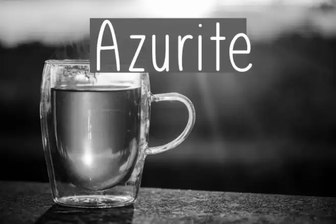Azurite Font examples