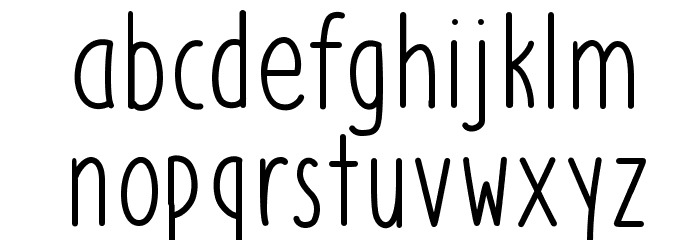 Azurite Font LOWERCASE