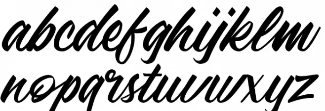 Azzardo 字体 小写