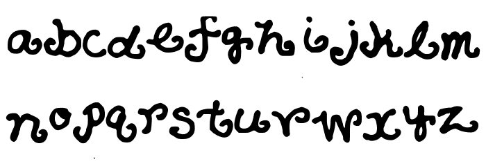 AzzurSuperstar Font LOWERCASE