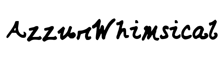 AzzurWhimsical Font