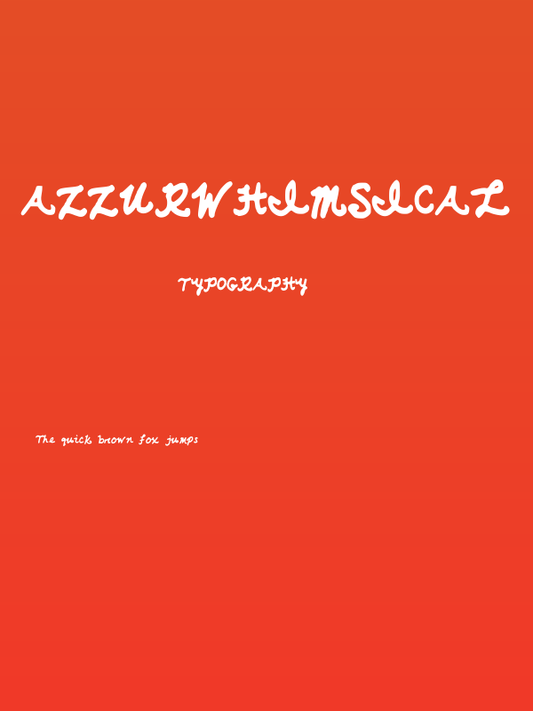 AzzurWhimsical Poster