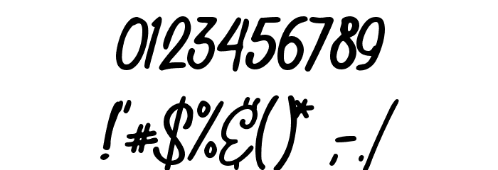 Azzura Lineweight Font OTHER CHARS