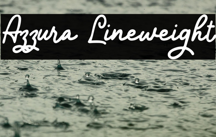 Azzura Lineweight Example 1