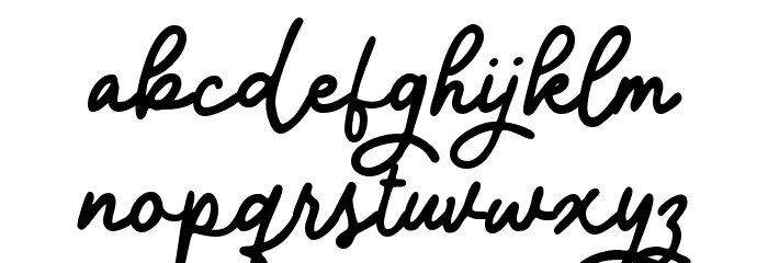 Azzura Lineweight Font LOWERCASE