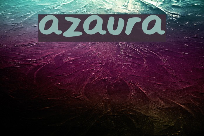 azaura Font examples