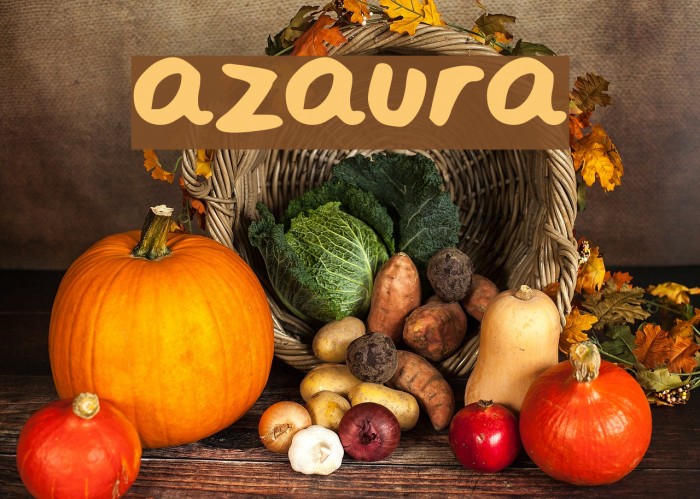 azaura Font examples
